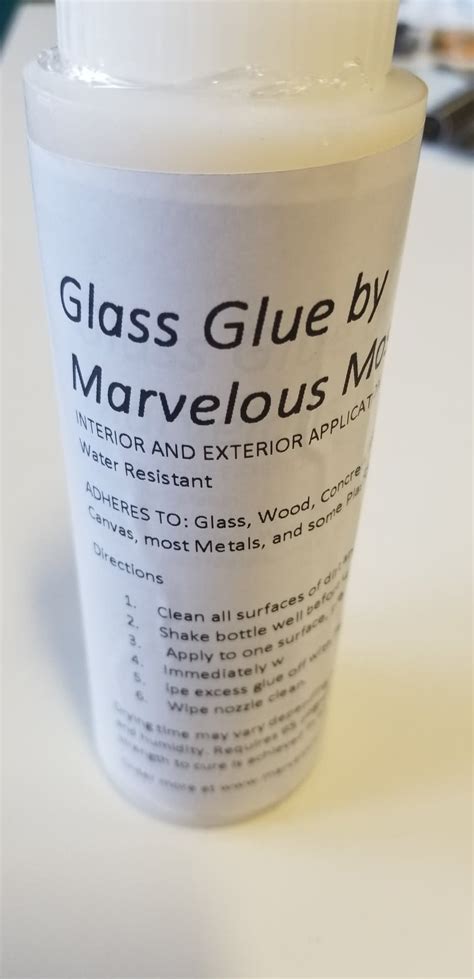 Glass Glue for Mosaics - Marvelous Mosaic Fine Art