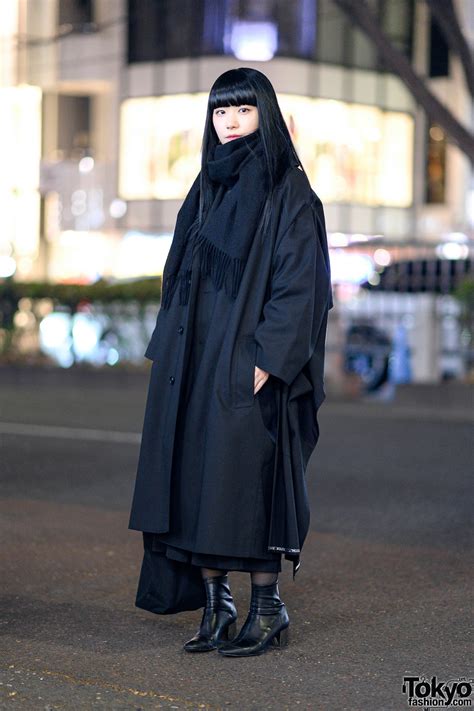 All Black Minimalist Japanese Street Style w/ Yohji Yamamoto Y’s ...