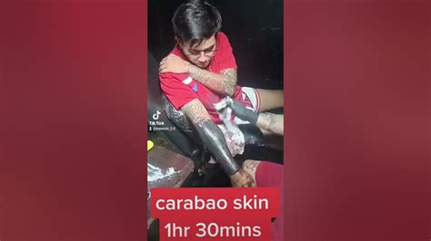 CARABAO SKIN TATTOO 1hr 30mins #carabaoskin #tattoo #mewotv - YouTube