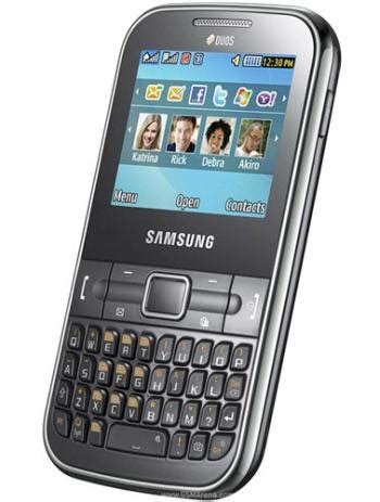 Chromeholic: Samsung DUOS Chat 322 Dual-SIM QWERTY Phone Launched ...