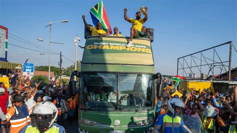 Springboks' Rugby World Cup Trophy Tour Bus Suffers Injury in Accident - News Atisfactoriness