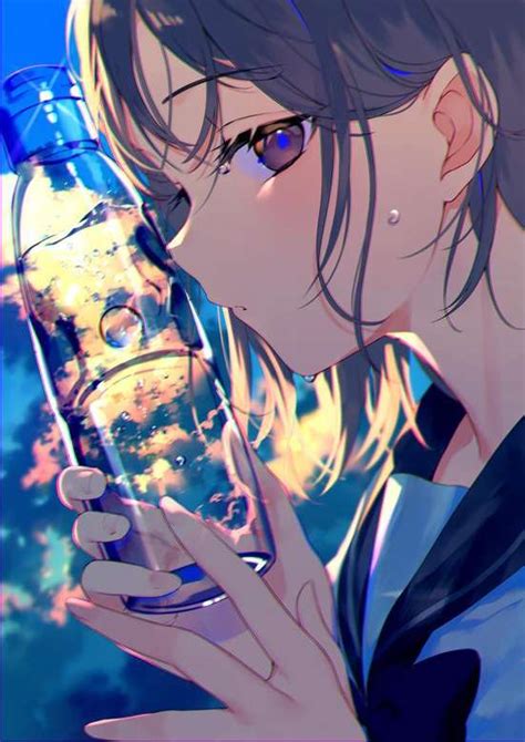 Water bottle anime girl - Puzzle Factory