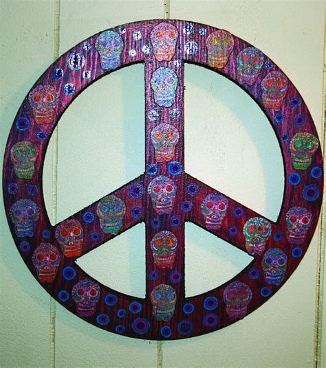 Funky Home Decor: Peace Sign Wall Art $19.95 Free Shipping!