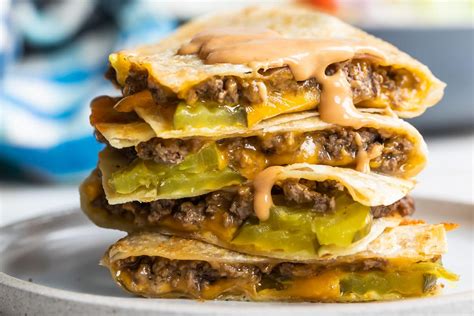 Cheeseburger Quesadillas | Recipe Cart