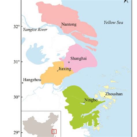 Study area in the Yangtze River Delta. | Download Scientific Diagram