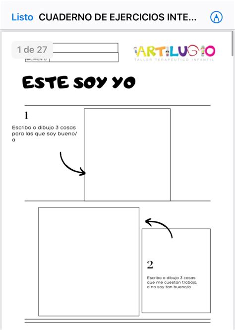 Cuadernillos con ejercicios de trabajo (inteligencia emocional ...