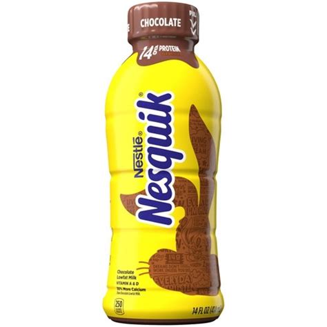 Nesquik Low Fat Chocolate Milk - 14 Fl Oz : Target