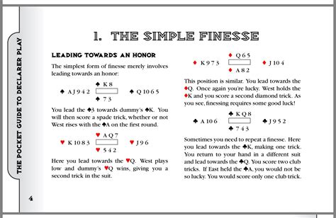 CARD PLAY - The Simple Finesse