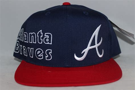 Vintage Deadstock Atlanta Braves MLB Snapback Hat