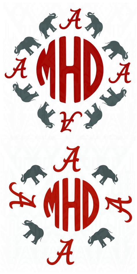 Alabama Crimson Tide svg , Alabama svg , Crimson Tide svg, Monogram Digital SVG Design ...