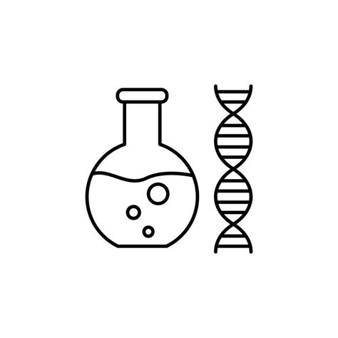 DNA vector icon illustration 23015065 Vector Art at Vecteezy