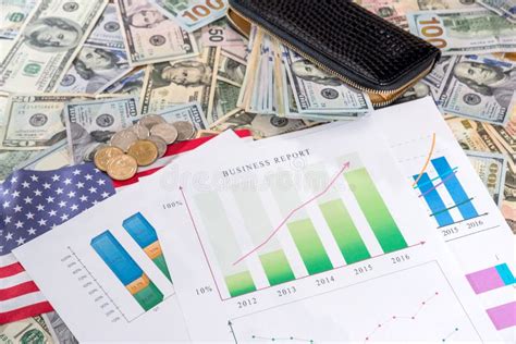 Business Charts and Graphs Showing Results of Successful Financial ...