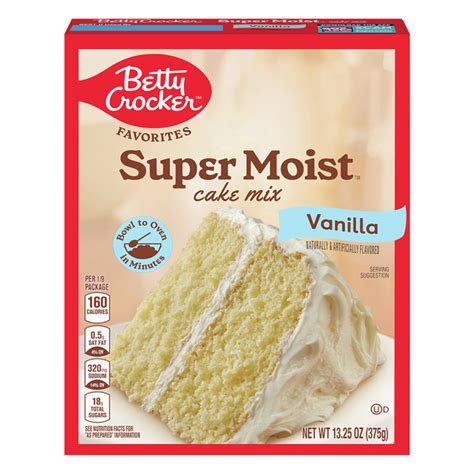 Save on Betty Crocker Favorites Super Moist Cake Mix Vanilla Order Online Delivery | GIANT