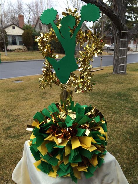 Cheer Banquet Centerpiece | Cheer banquet, Cheer party, Cheer party decorations