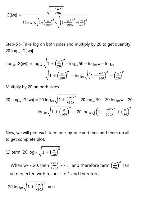 How to draw Bode Plot | Solved Example