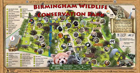 Map of Birmingham Wildlife Conservation Park | Birmingham City Council