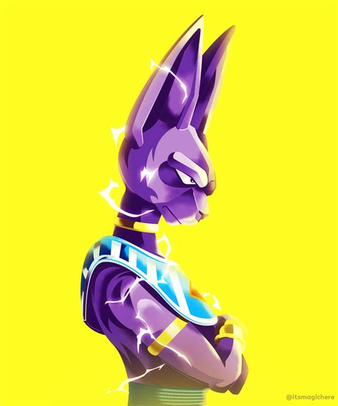 Drew Beerus on my iPad (fan art) : r/dbz