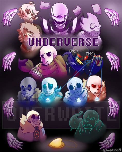 .::Underverse::. by https://www.deviantart.com/theshad0wf0x on @DeviantArt | Undertale cute ...