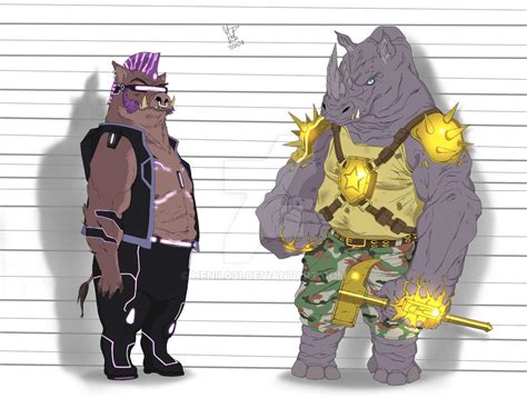 TMNT : Bebop And Rocksteady ( 2012 Re-Design ) by Henil031 on DeviantArt