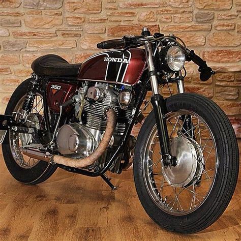 Cafe 1973 Honda CB350 | Cb350 cafe racer, Cafe racer build, Cafe racer ...