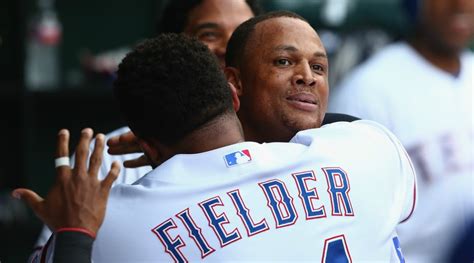 Rangers’ Prince Fielder touches Adrian Beltre’s head - Sports Illustrated