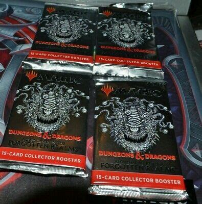 (eBay) MTG D&D Adventures Forgotten Realms 4x Collector Boosters + Extras, Foil lands Forgotten ...