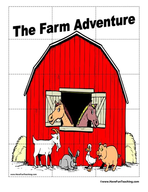 Farm Puzzle by Teach Simple