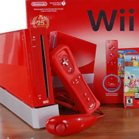 Nintendo Wii Console (Red Limited Edition), Video Gaming, Video Game ...