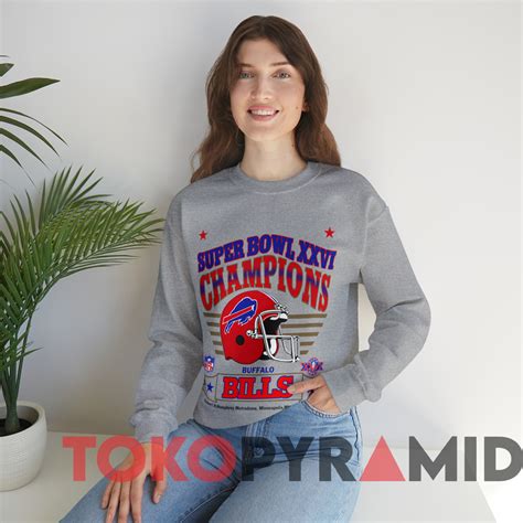 1992 Buffalo Bills Super Bowl XXVI Champions T-shirt - TokoPyramid