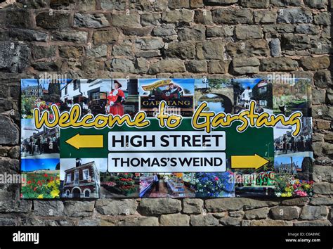 Garstang High Street Lancashire Stock Photo - Alamy