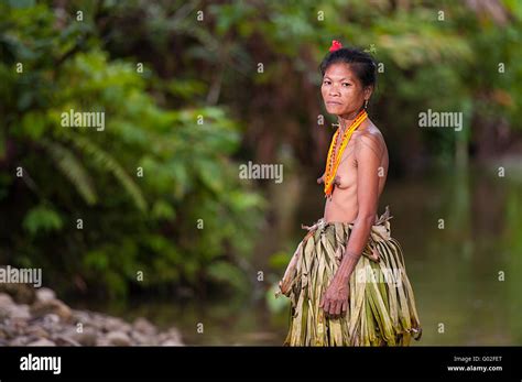 Mentawai women pose for camera Stock Photo - Alamy