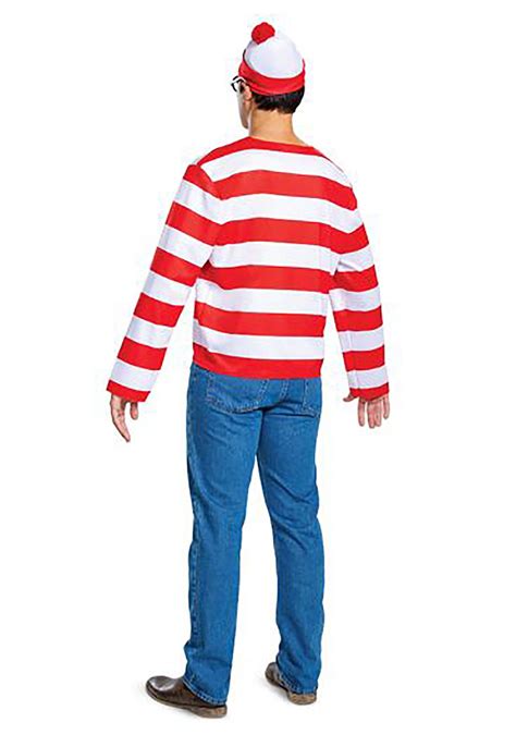 Where's Waldo Classic Adult Waldo Costume