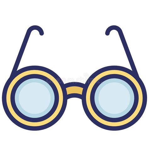 Spectacles Icon stock vector. Illustration of graphics, view - 32637