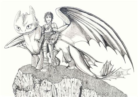 How to train your Dragon Toothless and Hiccup by Noscrow on DeviantArt