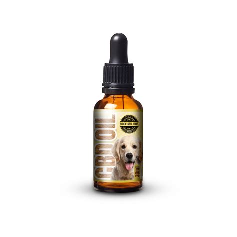 CBD Oil for large breed dogs 750mg – Black Label Hemp