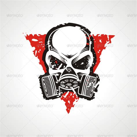 Skull With Gas Mask Drawing at PaintingValley.com | Explore collection of Skull With Gas Mask ...