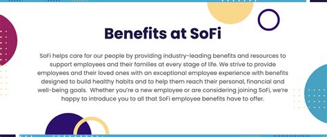 SoFi Benefits