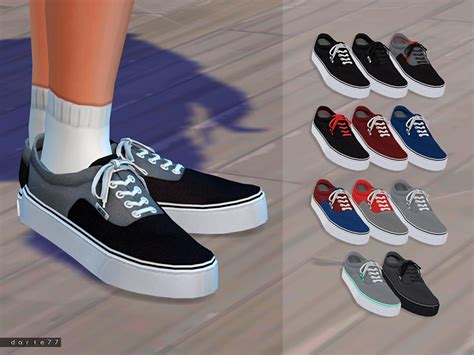 Darte77's Vans - Females | Sims 4 men clothing, Sims 4 cc shoes, Sims