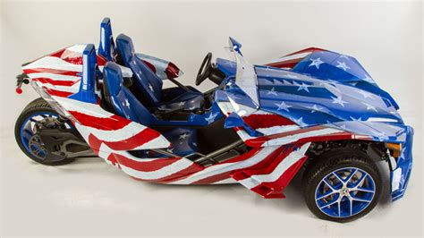 Custom Polaris Slingshot an all-American machine | FOX Sports