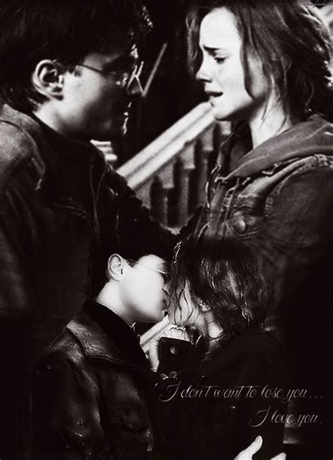 evilies | Harry and hermione, Harry potter kiss, Harmony harry potter