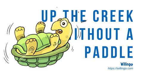 UP THE CREEK WITHOUT A PADDLE | WILLINGO