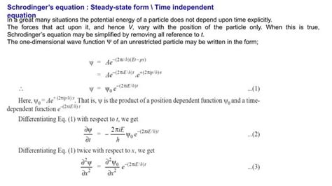 Schrodinger equation and its applications: Chapter 2