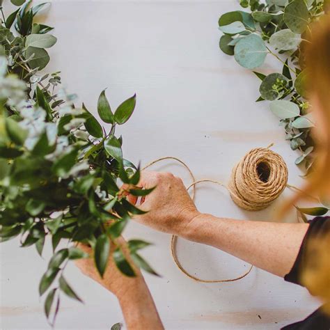 DIY Greenery Garland Using Eucalyptus Leaves