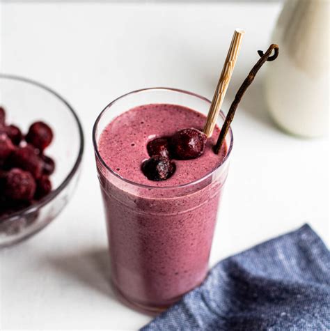 Cherry Vanilla Diabetes Smoothie - Simple Green Smoothies