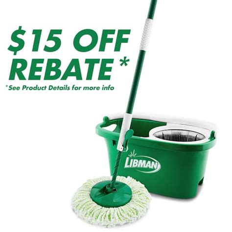 Libman Microfiber Wet Tornado Spin Mop and Bucket Floor Cleaning System 1283 - The Home Depot