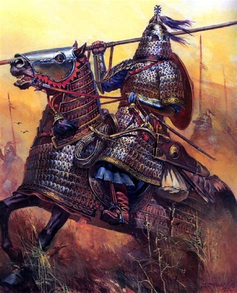 Mongolian heavy lancer | Ancient warriors, Historical warriors, Historical armor