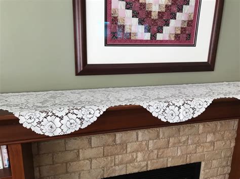 Amazon.com: Heritage Lace Victorian Rose 84" x 15.5" Ivory/Cream Mantle ...