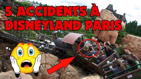 5 ACCIDENTS GRAVE À DISNEYLAND PARIS - YouTube