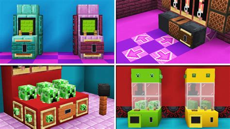 10 Arcade Machine Designs in Minecraft! By u/AvrgTuna | Minecraft designs, Minecraft houses ...