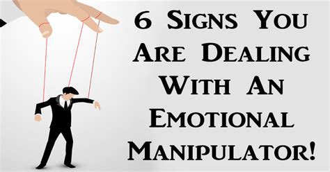 6 Signs You Are Dealing With An Emotional Manipulator - David Avocado Wolfe